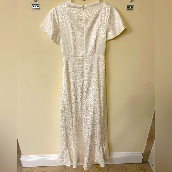 White high-low maxi dress from Altar’d State - Picture 2 of 3